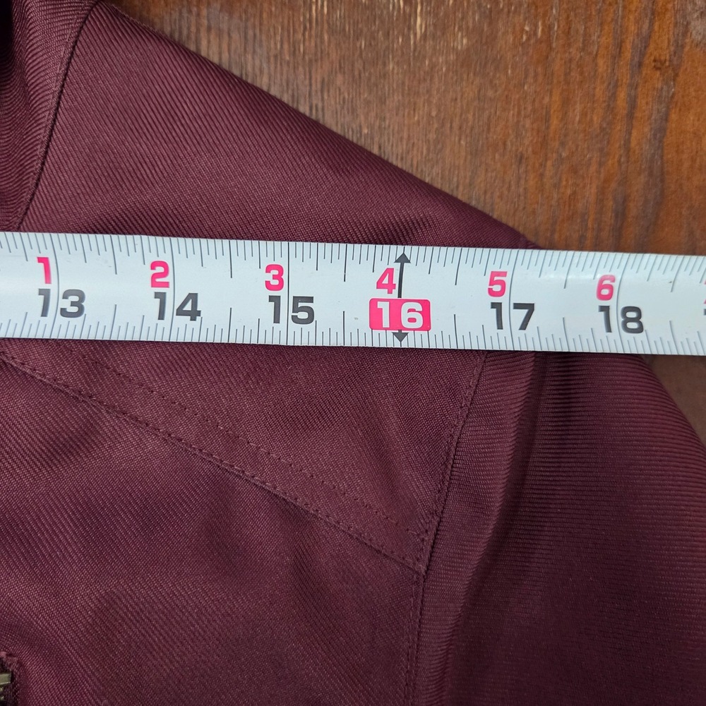 Pulse Burgundy Snowboarding Skiing Snow Jacket Hooded‎ Womens size M - Picture 11 of 13